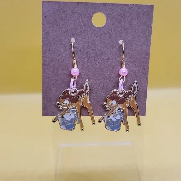 Bambi & Thumper Earrings 2 - Picture 1 of 1